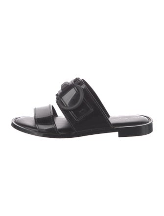 Salvatore Ferragamo Patent Leather Slides