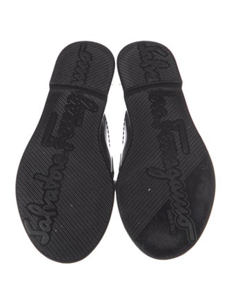 Salvatore Ferragamo Patent Leather Slides