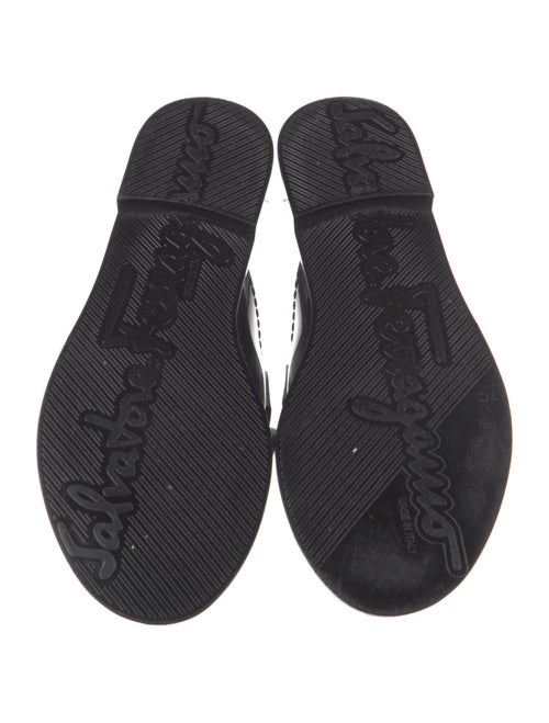 Salvatore Ferragamo Patent Leather Slides