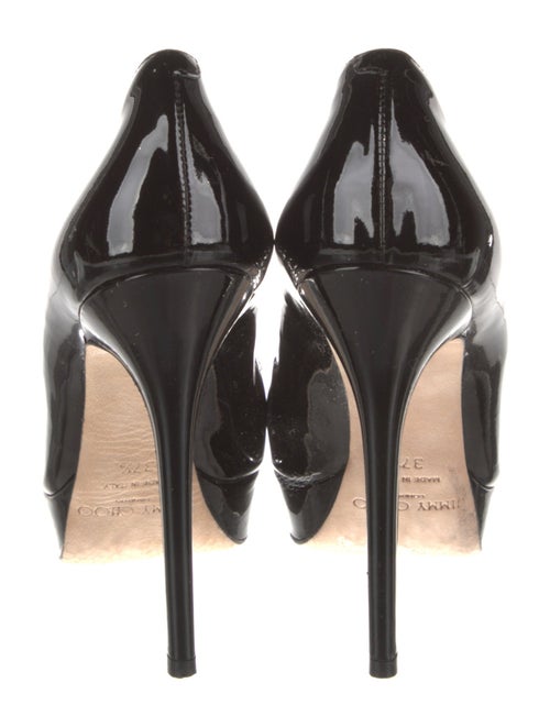 Salvatore Ferragamo Patent Leather Bow Accents Pumps