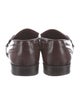 Salvatore Ferragamo Leather Monk Straps