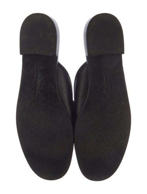 Salvatore Ferragamo Gancini Logo Leather Mules