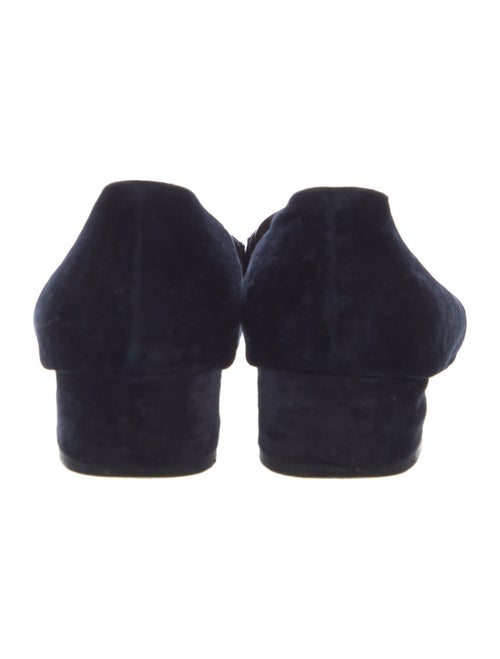 Salvatore Ferragamo Gancini Logo Velvet Loafers