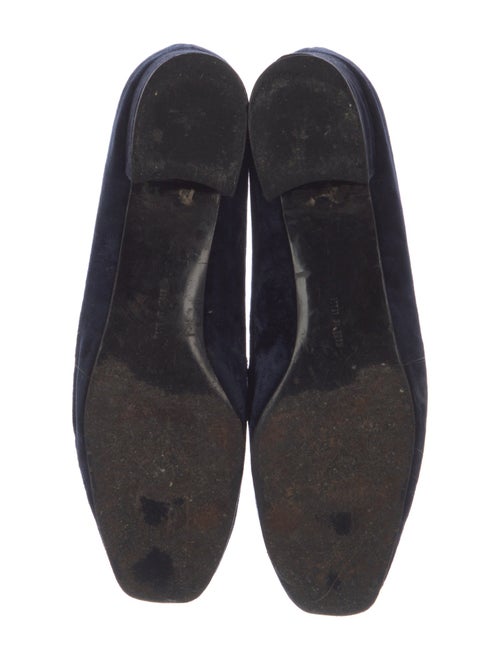 Salvatore Ferragamo Gancini Logo Velvet Loafers