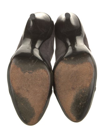 Salvatore Ferragamo Suede D'Orsay Pumps