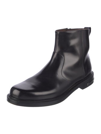 Salvatore Ferragamo Leather Chelsea Boots