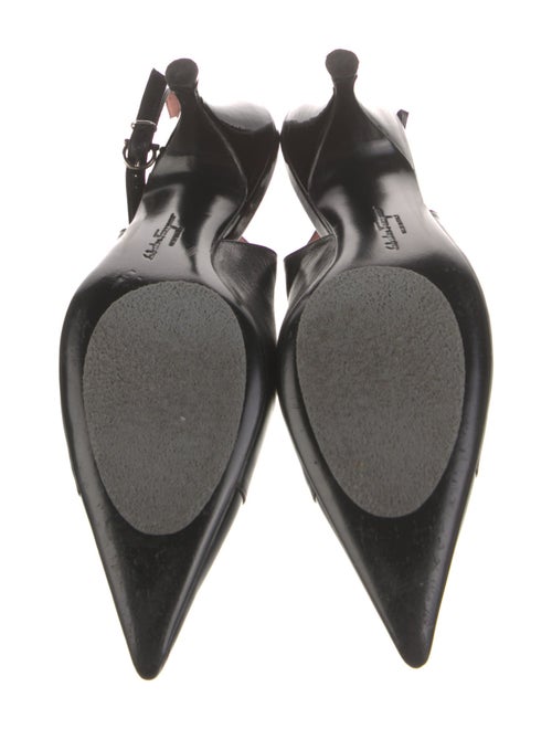 Salvatore Ferragamo Leather Slingback Pumps