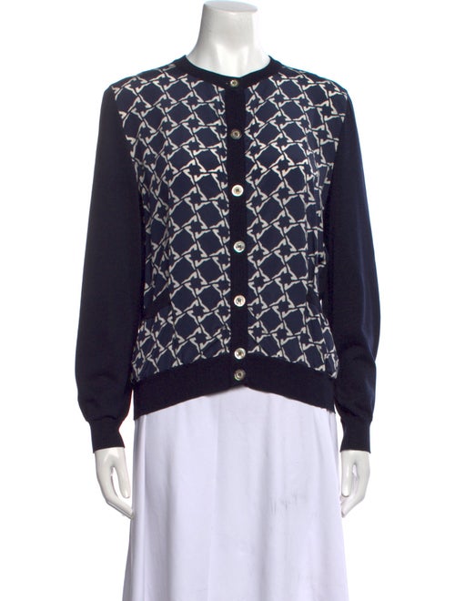 Salvatore Ferragamo Printed Crew Neck Sweater