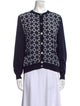 Salvatore Ferragamo Printed Crew Neck Sweater