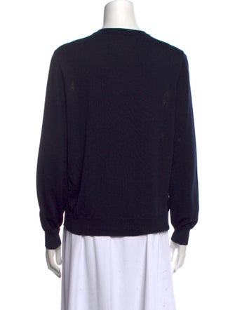 Salvatore Ferragamo Printed Crew Neck Sweater