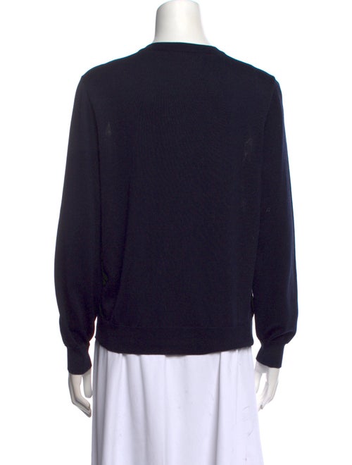 Salvatore Ferragamo Printed Crew Neck Sweater