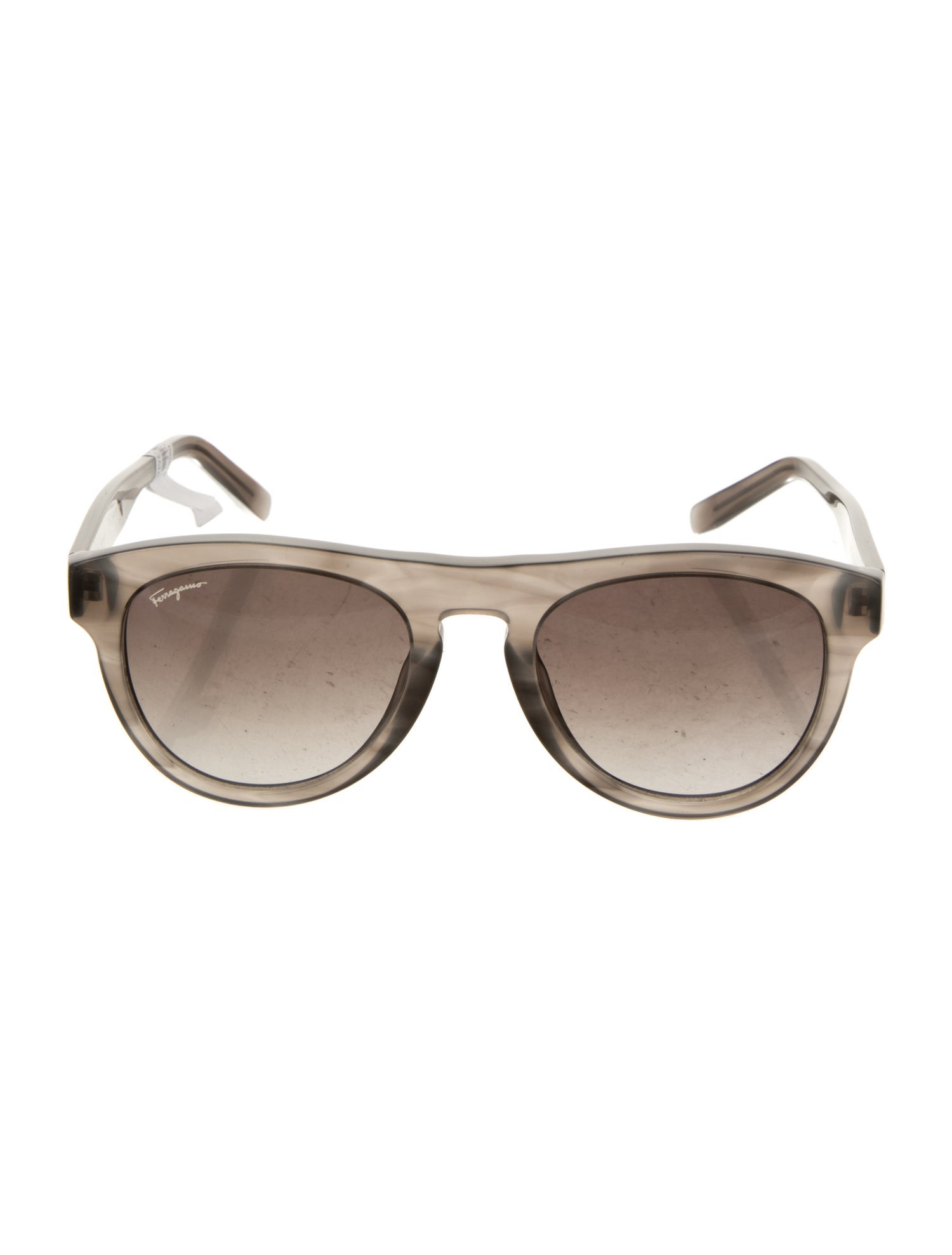 Salvatore Ferragamo Aviator Gradient Sunglasses