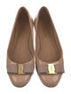 Salvatore Ferragamo Vara Bow Accent Patent Leather Ballet Flats