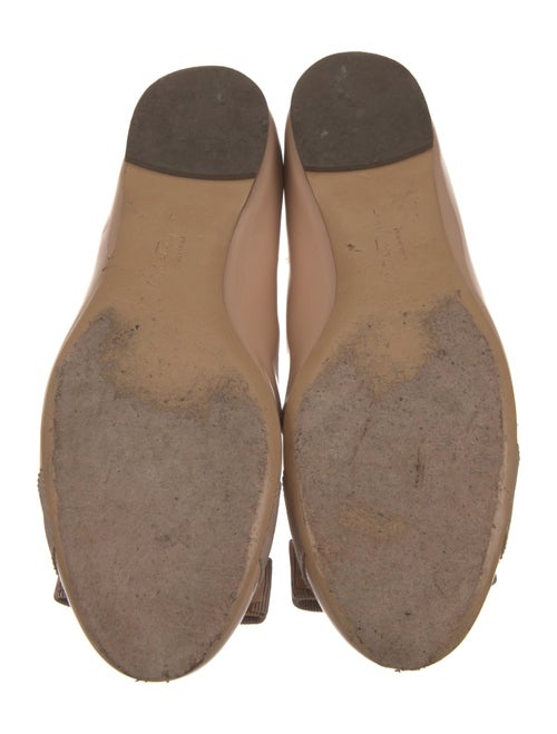 Salvatore Ferragamo Vara Bow Accent Patent Leather Ballet Flats