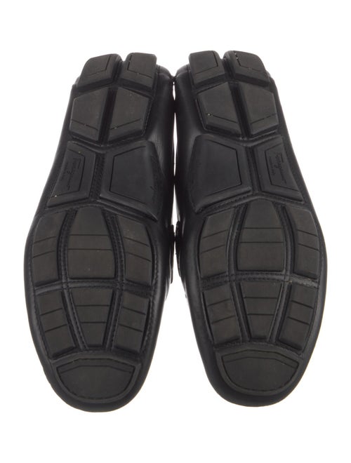 Salvatore Ferragamo Gancini Logo Leather Drivers