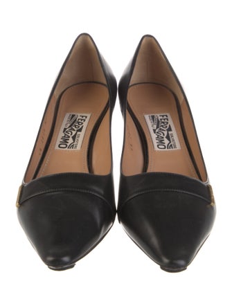 Salvatore Ferragamo Leather Ballet Flats