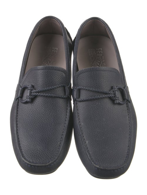 Salvatore Ferragamo Gancini Logo Leather Drivers