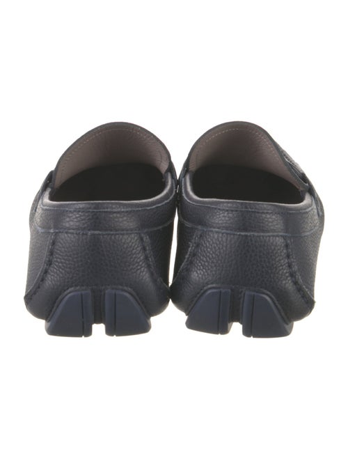 Salvatore Ferragamo Gancini Logo Leather Drivers