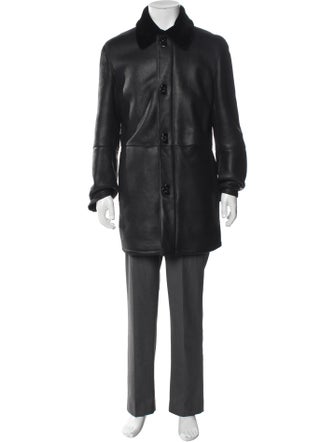 Salvatore Ferragamo Shearling Overcoat
