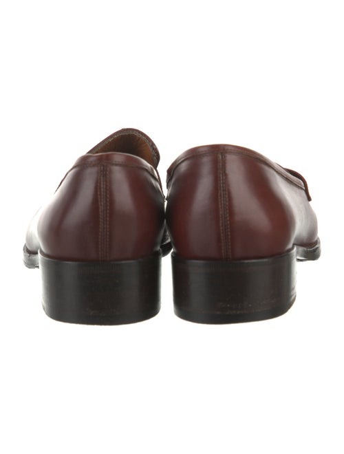 Salvatore Ferragamo Gancini Logo Leather Loafers