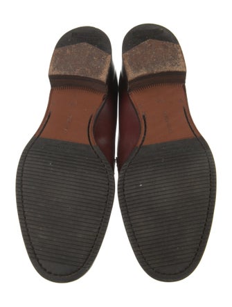 Salvatore Ferragamo Gancini Logo Leather Loafers