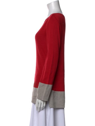 Salvatore Ferragamo Scoop Neck Long Sleeve Sweatshirt