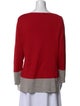 Salvatore Ferragamo Scoop Neck Long Sleeve Sweatshirt