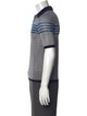 Salvatore Ferragamo Striped Collar Polo Shirt