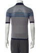 Salvatore Ferragamo Striped Collar Polo Shirt