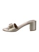 Salvatore Ferragamo Vara Bow Accent Leather Slides