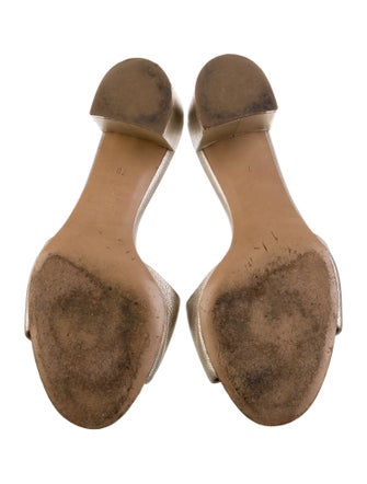 Salvatore Ferragamo Vara Bow Accent Leather Slides