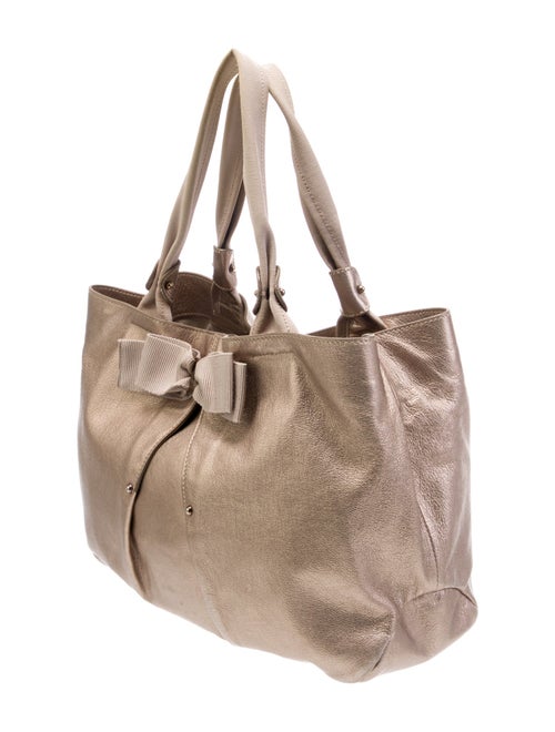 Salvatore Ferragamo Leather Top Handle Bag