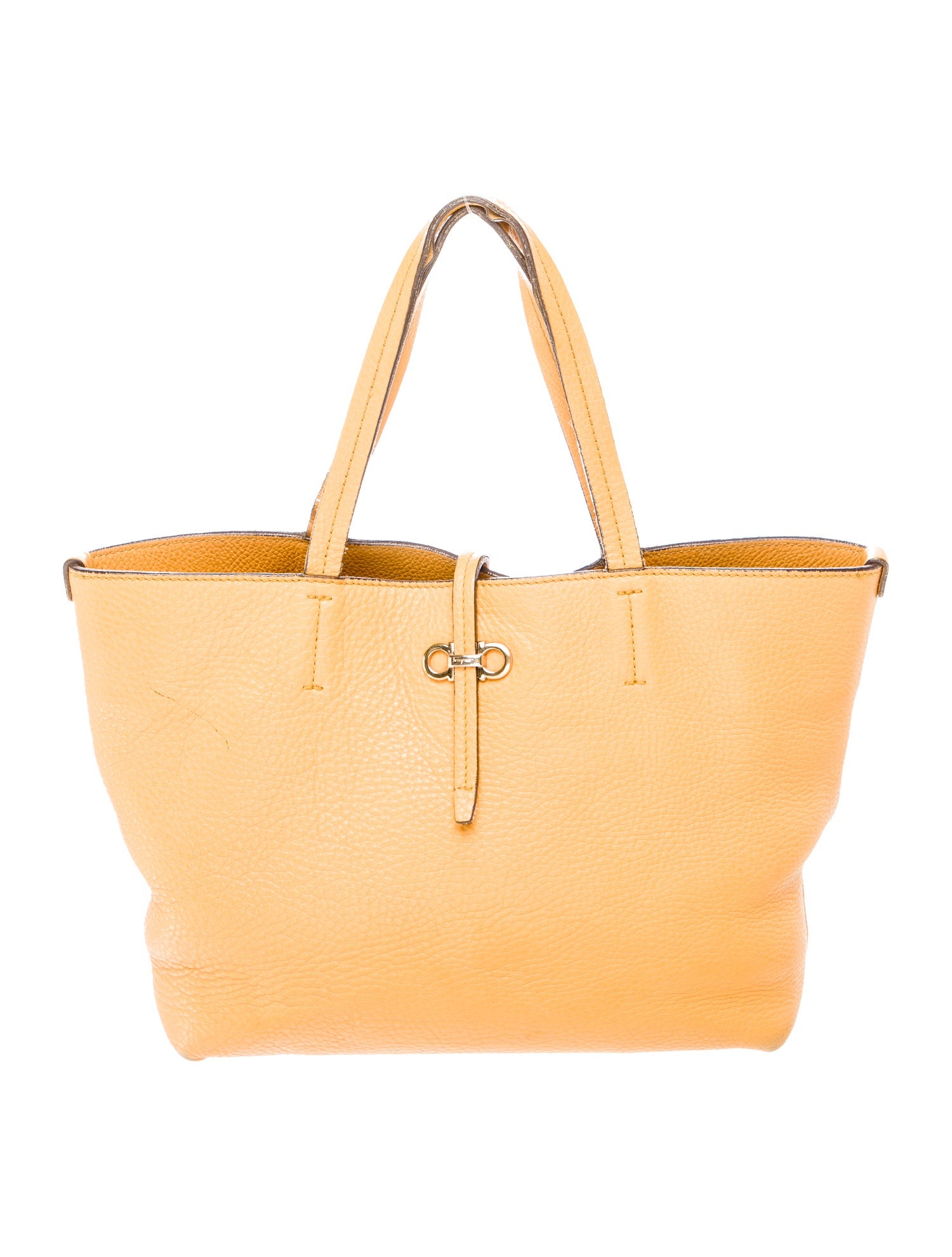 Salvatore Ferragamo Leather Top Handle Bag