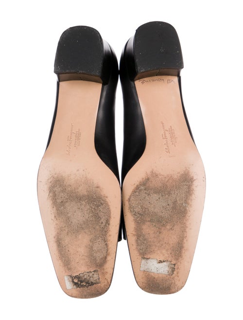 Salvatore Ferragamo Leather Bow Accents