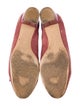 Salvatore Ferragamo Double G Logo Suede Flats