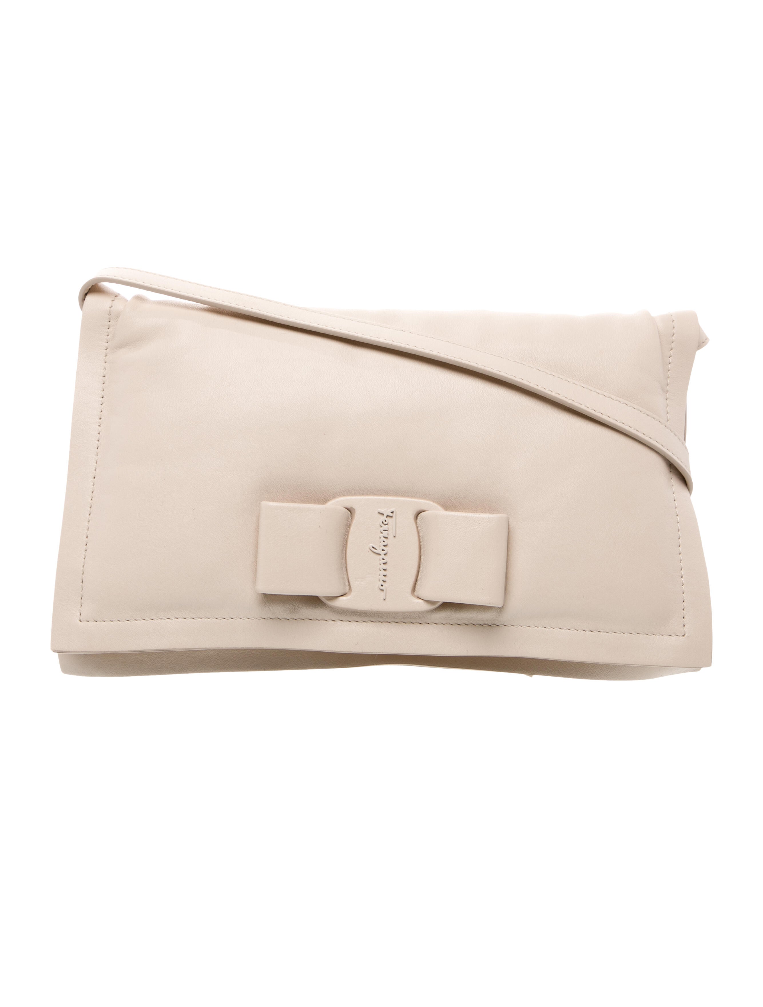 Salvatore Ferragamo Leather Clutch