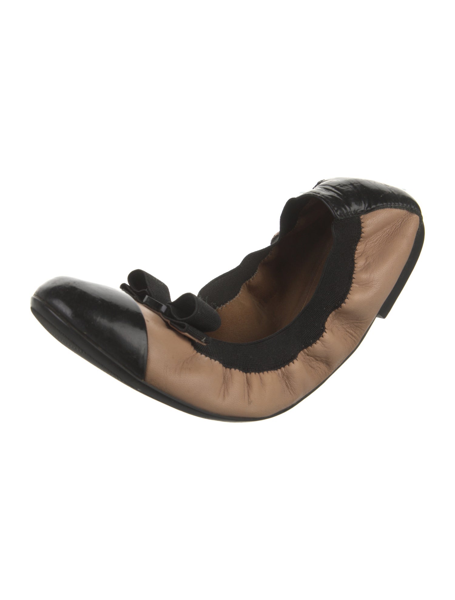 Salvatore Ferragamo Vara Bow Accent Leather Flats