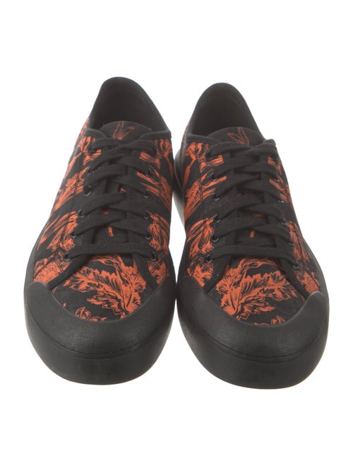 Salvatore Ferragamo Canvas Printed Sneakers