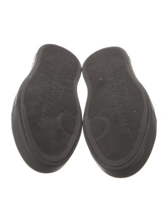 Salvatore Ferragamo Canvas Printed Sneakers