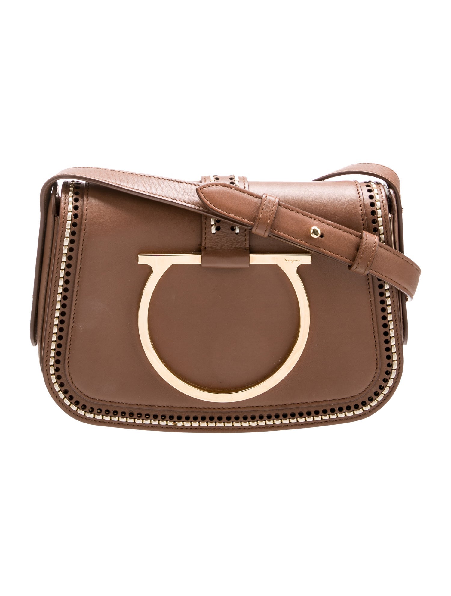 Salvatore Ferragamo Leather Shoulder Bag