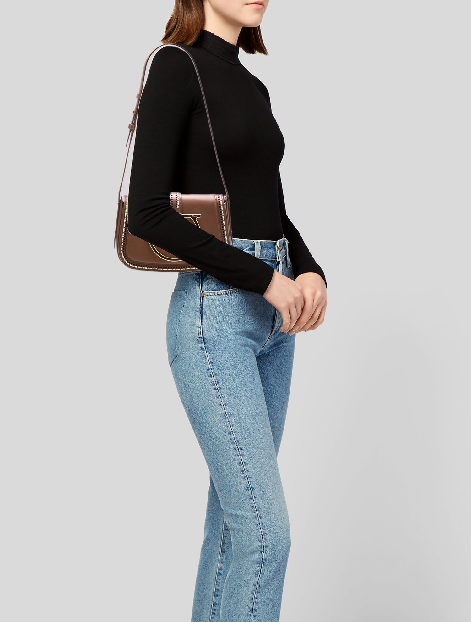 Salvatore Ferragamo Leather Shoulder Bag