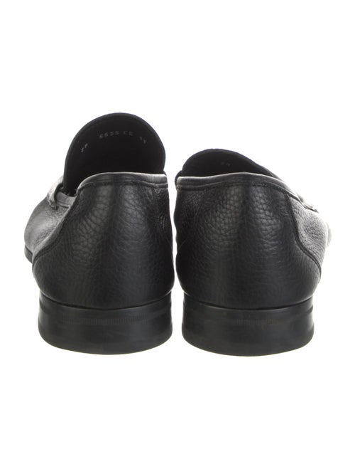 Salvatore Ferragamo Gancini Logo Leather Dress Loafers