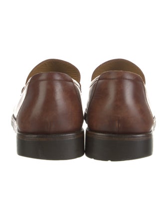 Salvatore Ferragamo Horsebit Accent Leather Loafers