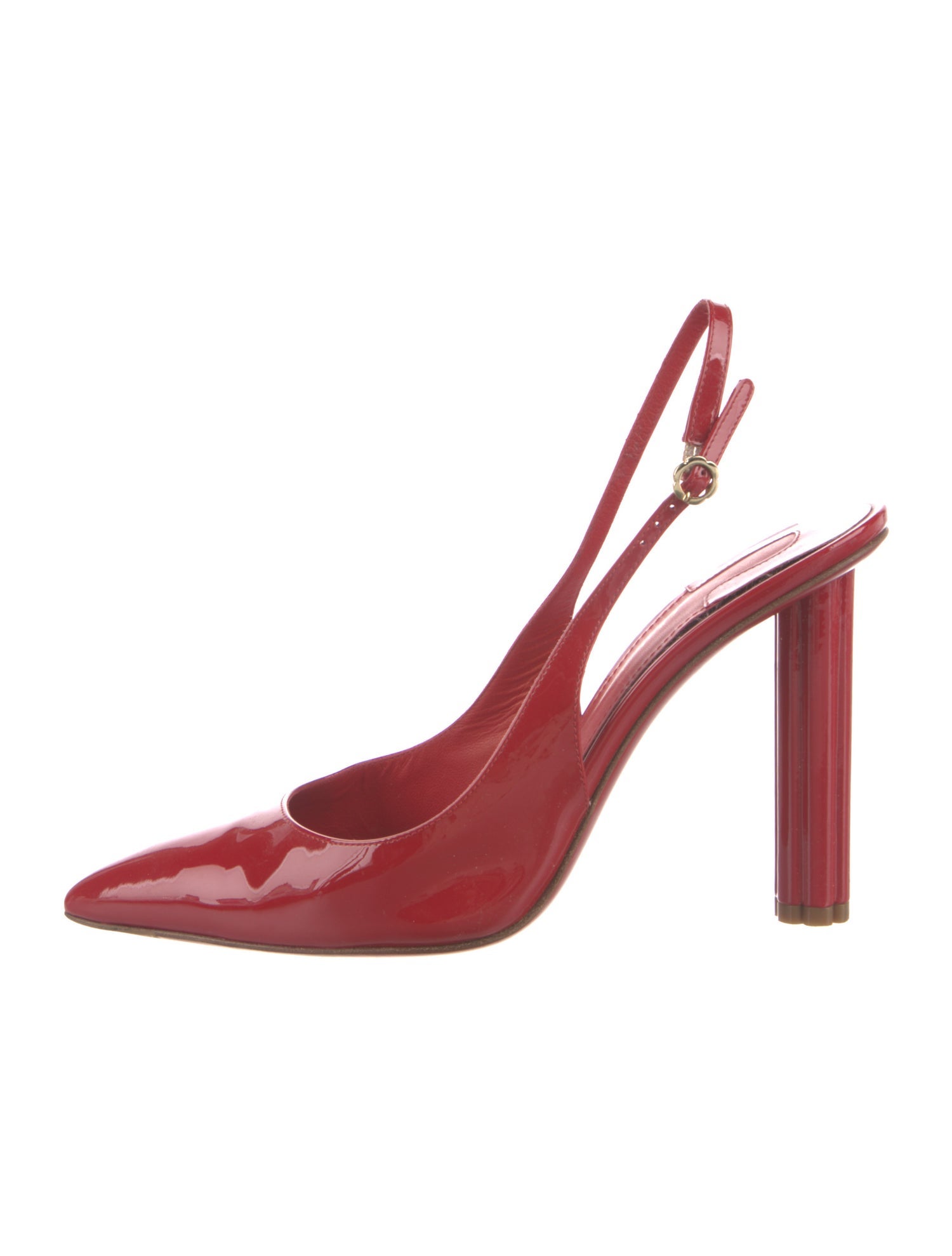 Salvatore Ferragamo Patent Leather Slingback Pumps