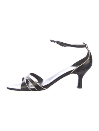 Salvatore Ferragamo Leather Printed Sandals