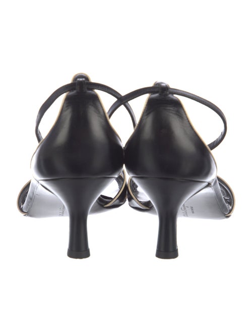 Salvatore Ferragamo Leather Printed Sandals