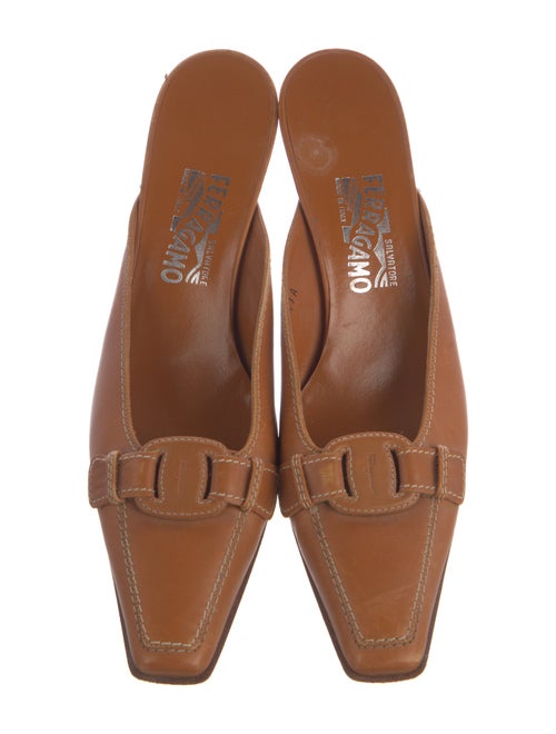 Salvatore Ferragamo Leather Mules