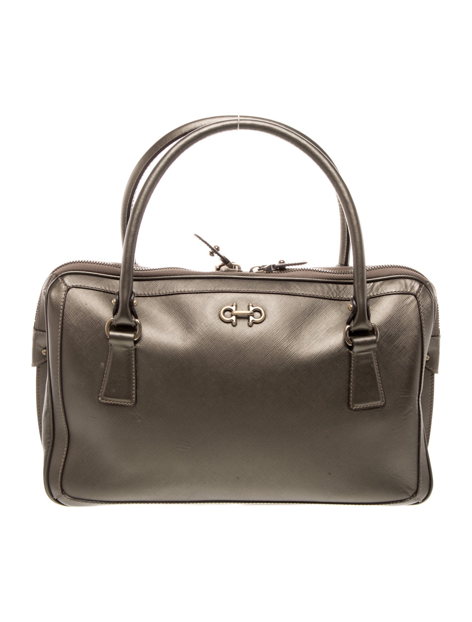 Salvatore Ferragamo Gancini Top Handle Bag