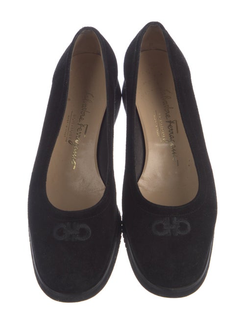 Salvatore Ferragamo Suede Ballet Flats