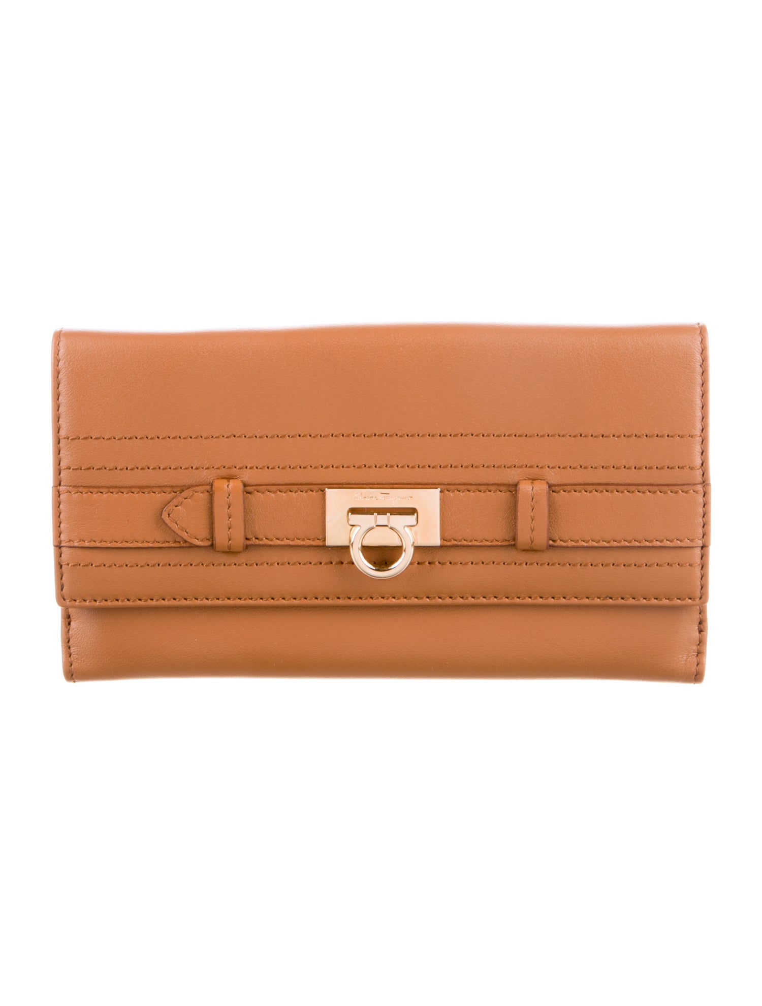 Salvatore Ferragamo Leather Continental Wallet